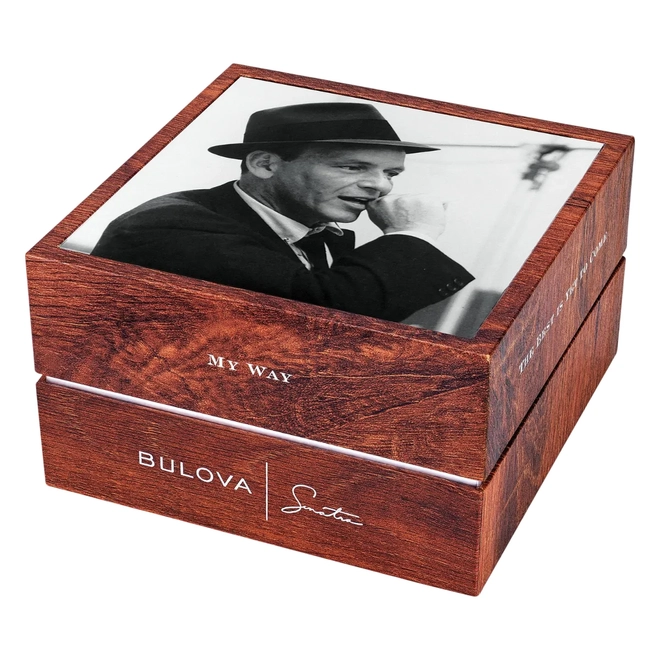 Relógio Bulova Frank Sinatra The Very Thought Of You - 96L341N Preto 5