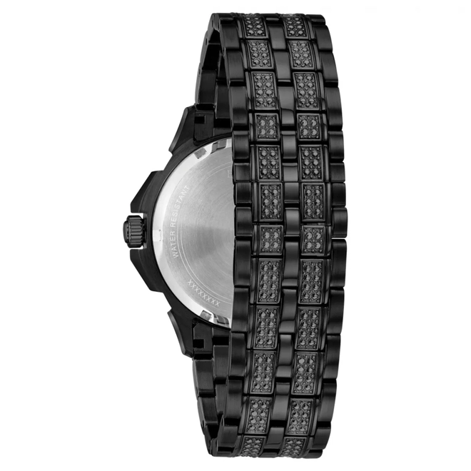 Relógio Bulova Octava Crystal Multifunção Masculino - 98C134N Preto 3