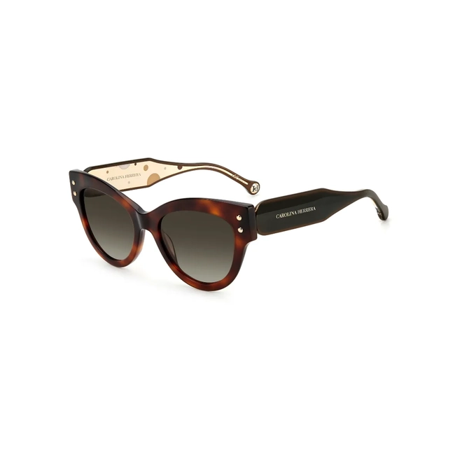 Óculos de Sol Carolina Herrera CH 0009/S 05L 54HA S Acetato Marrom Mesclado com lentes na cor Marrom Degradê 1
