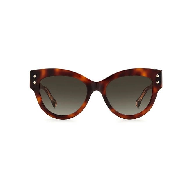 Óculos de Sol Carolina Herrera CH 0009/S 05L 54HA S Acetato Marrom Mesclado com lentes na cor Marrom Degradê 2