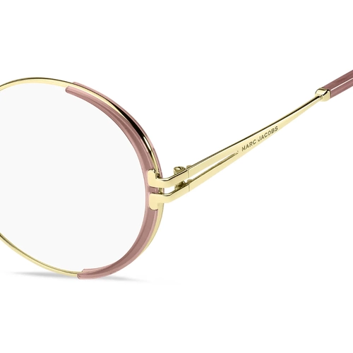 Óculos de Grau Marc Jacobs MJ 1093 EYR 5518 Metal Dourado e Rosa