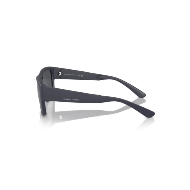 Óculos de Sol Armani Exchange 0AX4141SU 81978756 Acetato Azul com lentes na cor Cinza 3