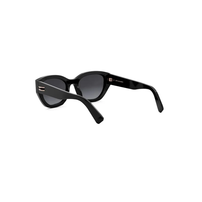 Óculos de Sol Bvlgari BV40061I_5405E Acetato Marrom com lentes na cor Marrom 5