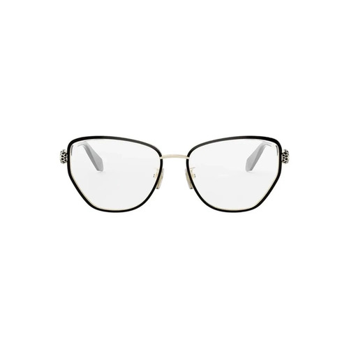 Óculos de Grau Bvlgari BV50054U_54010 Metal Dourado e Preto