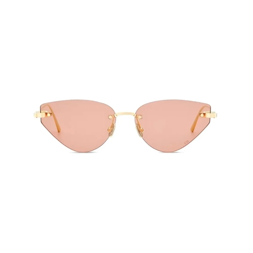 Óculos de Sol Christian Dior CDior B5U CD40196U_5710Z Metal Dourado com lentes na cor Rosa