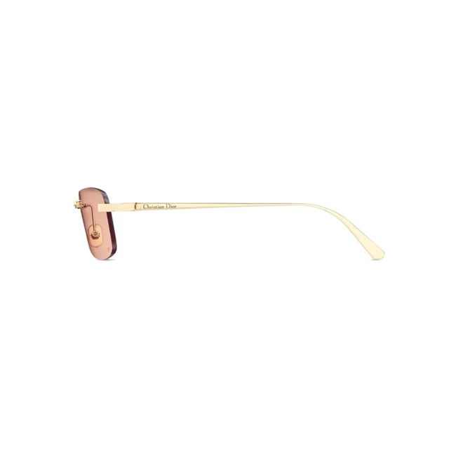 Óculos de Sol Christian Dior CDior S4U CD40203U_5910Z Metal Dourado com lentes na cor Rosa 3