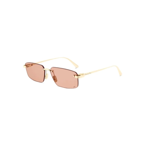 Óculos de Sol Christian Dior CDior S4U CD40203U_5910Z Metal Dourado com lentes na cor Rosa