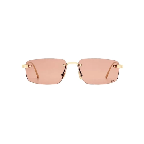 Óculos de Sol Christian Dior CDior S4U CD40203U_5910Z Metal Dourado com lentes na cor Rosa