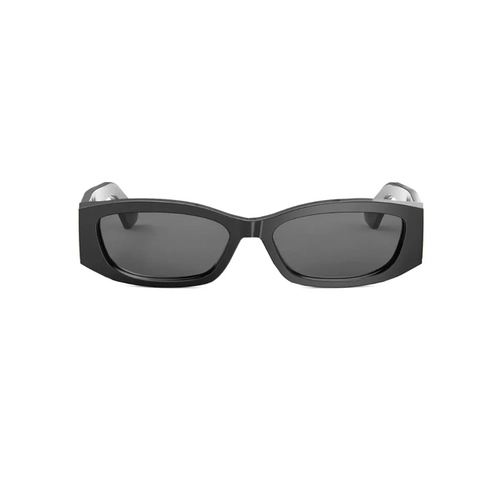 Óculos de Sol Christian Dior DiorGraphique S1I CD40220I_5601A Acetato Preto com lentes na cor Cinza