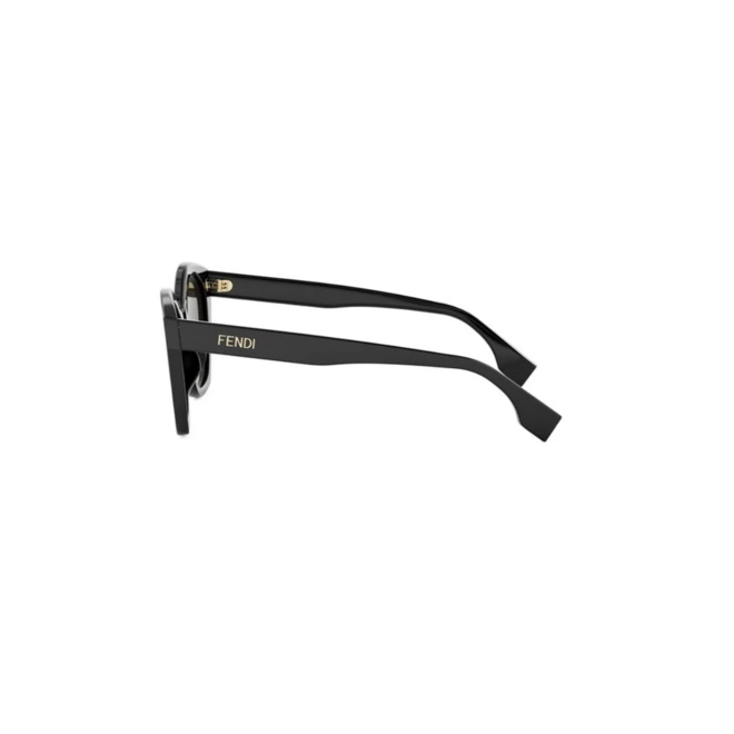 Óculos de Sol Fendi FE40175I_5401F Acetato Preto com lentes na cor Cinza Degradê 4