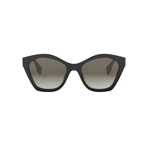 Óculos de Sol Fendi FE40175I_5401F Acetato Preto com lentes na cor Cinza Degradê