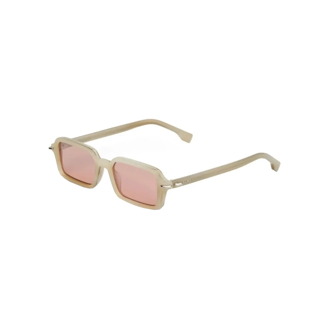 Óculos de Sol Fendi FE40174I_5160Z Acetato Bege com lentes na cor Rosa 1