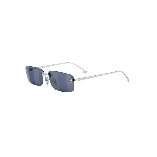 Óculos de Sol Fendi FE4172US_5416X Metal Prateado com lentes na cor Azul 1