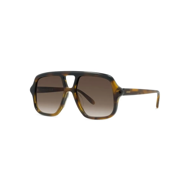 Óculos de Sol Loewe LW40161U_5452F Acetato Marrom Mesclado com lentes na cor Marrom Degradê 1