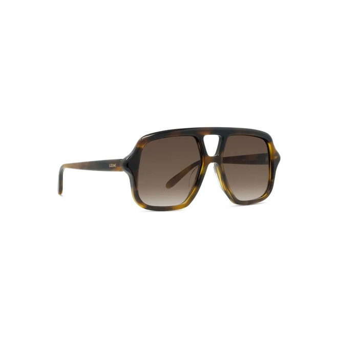 Óculos de Sol Loewe LW40161U_5452F Acetato Marrom Mesclado com lentes na cor Marrom Degradê 3
