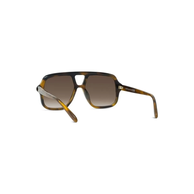 Óculos de Sol Loewe LW40161U_5452F Acetato Marrom Mesclado com lentes na cor Marrom Degradê 5