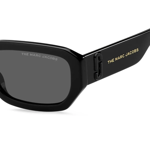 Óculos de Sol Marc Jacobs MARC 614/S 807 56IR S Acetato Preto com lentes na cor Cinza