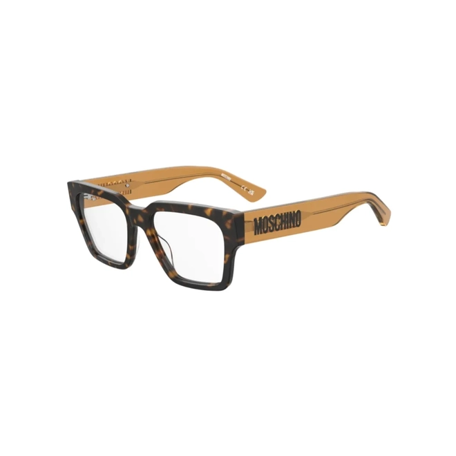 Óculos de Grau Moschino MOS645 086 5418 R Acetato Marrom Mesclado 1