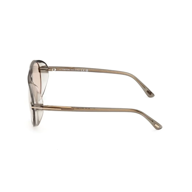 Óculos de Sol Tom Ford Fotocromático FT1023_6093E Acetato Cinza com lentes na cor Marrom Fotocromático 3