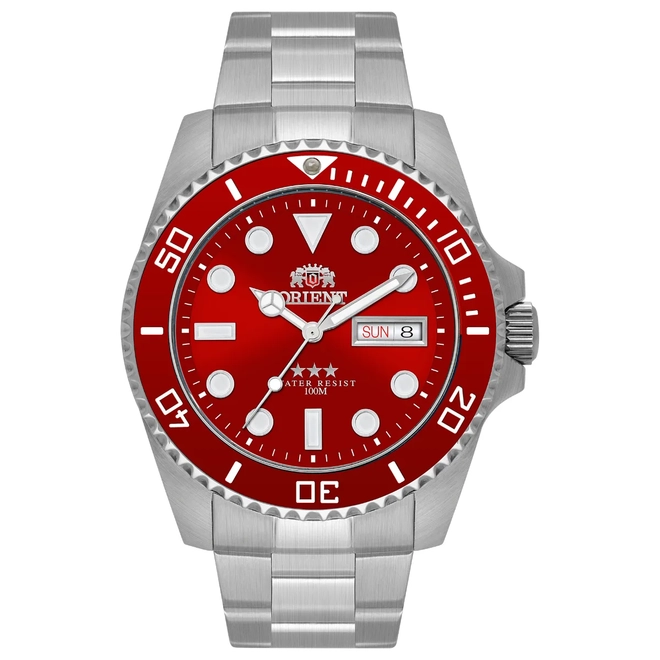 Relógio Orient Automático Submariner - NH3SS009 W1SX Vermelho 1