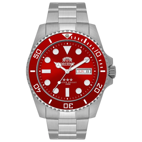 Relógio Orient Automático Submariner - NH3SS009 W1SX Vermelho
