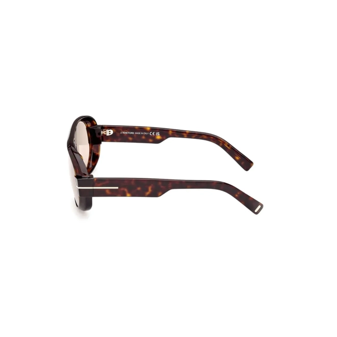 Óculos de Sol Tom Ford FT1102_5952E Acetato Marrom Mesclado com lentes na cor Cinza Fotocromático 3