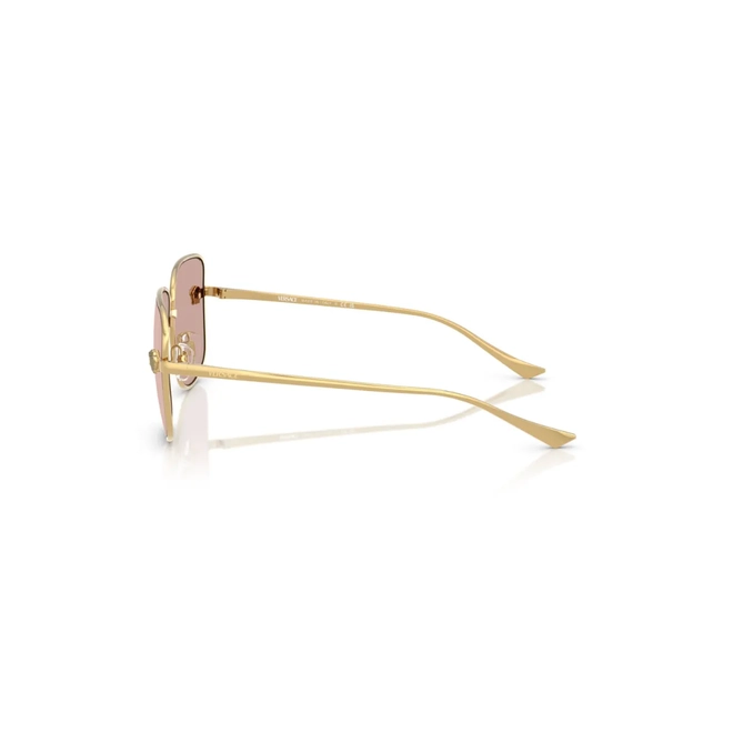 Óculos de Sol Versace 0VE2282 1002/559 Metal Dourado com lentes na cor Rosa 3