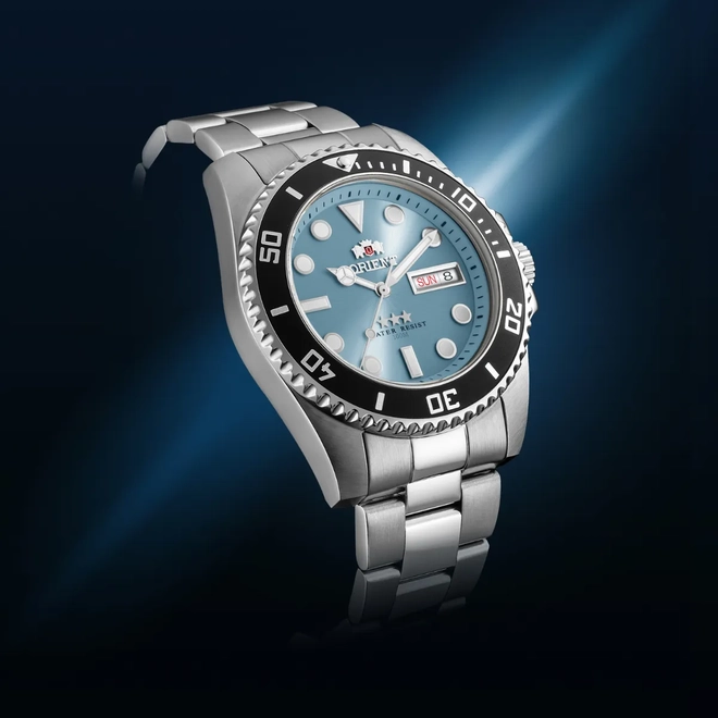 Relógio Orient Automático Submariner - NH3SS010 A1SX Azul Celeste 2