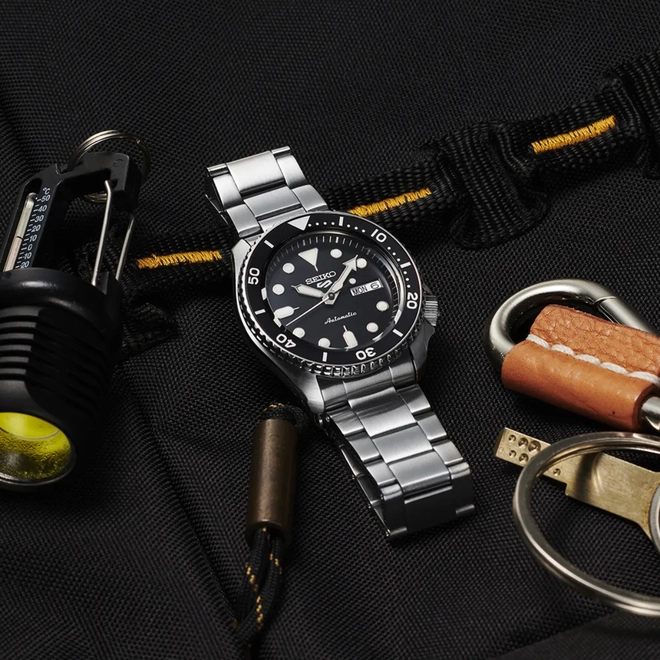 Relógio Seiko SKX 5 Sports Automático - SRPD55K1 P1SX Preto 2