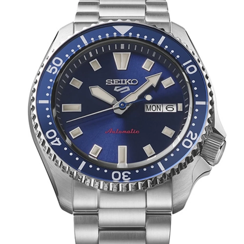 Relógio Seiko SKX 5 Sports Automático - SRPL83B1 D1SX Azul