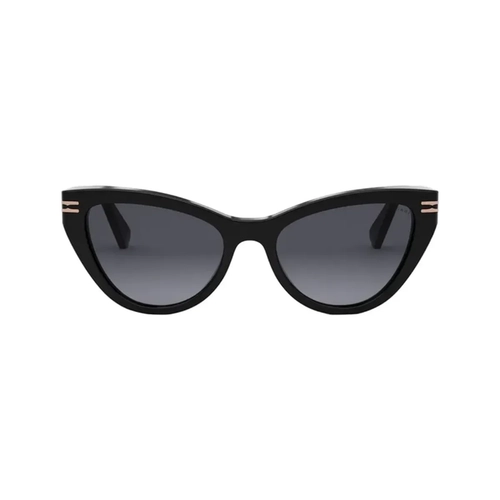 Óculos de Sol Bvlgari BV40048I_5401B Acetato Preto com lentes na cor Cinza Degradê