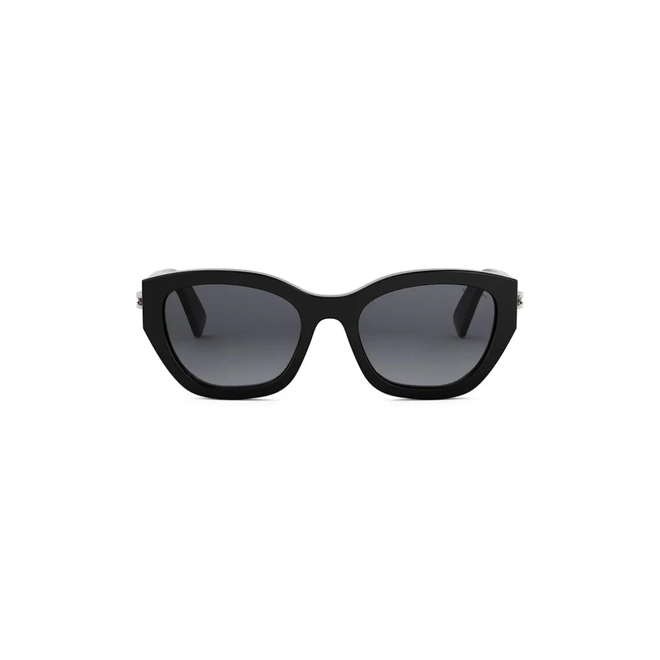 Óculos de Sol Bvlgari BV40061I_5401B Acetato Preto com lentes na cor Cinza Degradê 2