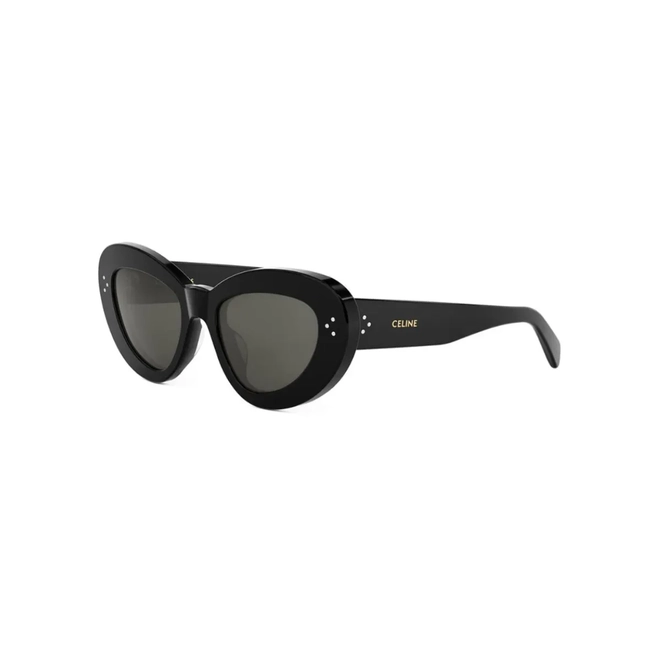 Óculos de Sol Celine CL40320U_5201A Acetato Preto com lentes na cor Fumê 1