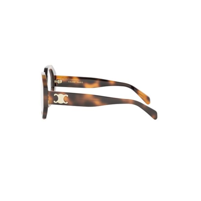 Óculos de Grau Celine Triomphe CL50161I_54053 Acetato Marrom Mesclado 4