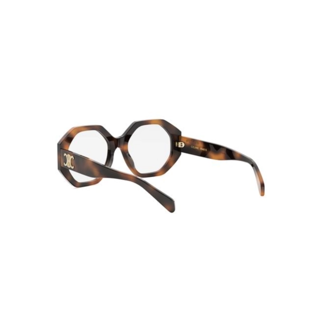 Óculos de Grau Celine Triomphe CL50161I_54053 Acetato Marrom Mesclado 5