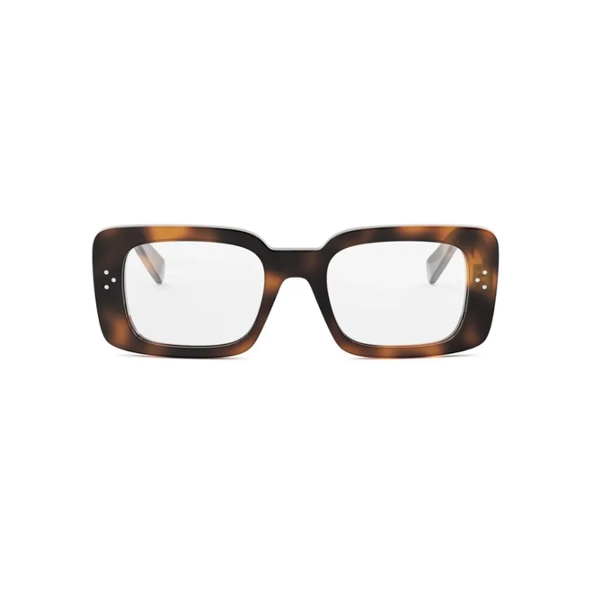 Óculos de Grau Celine CL50163I_51053 Acetato Marrom Mesclado 2