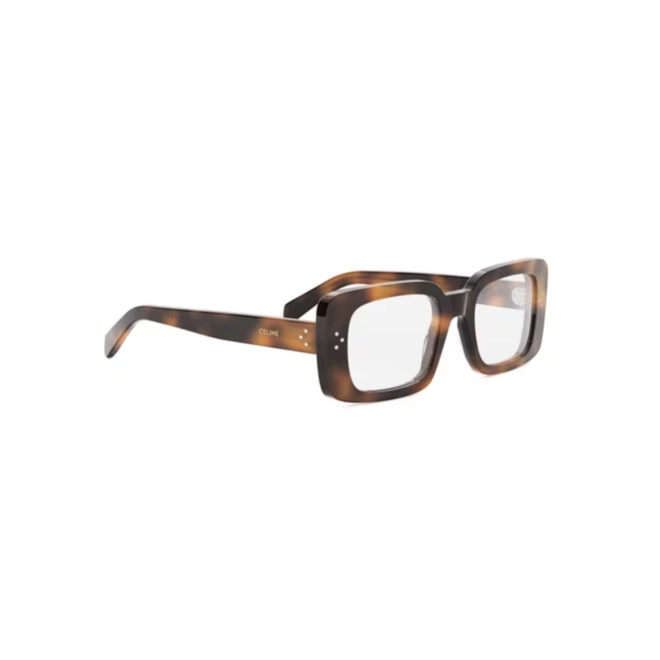Óculos de Grau Celine CL50163I_51053 Acetato Marrom Mesclado 3