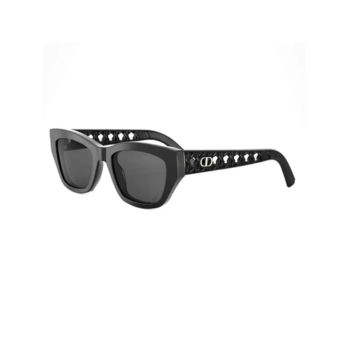 Óculos de Sol Christian Dior VeryDior S2I CD40181I_5301A Acetato Preto com lentes na cor Cinza