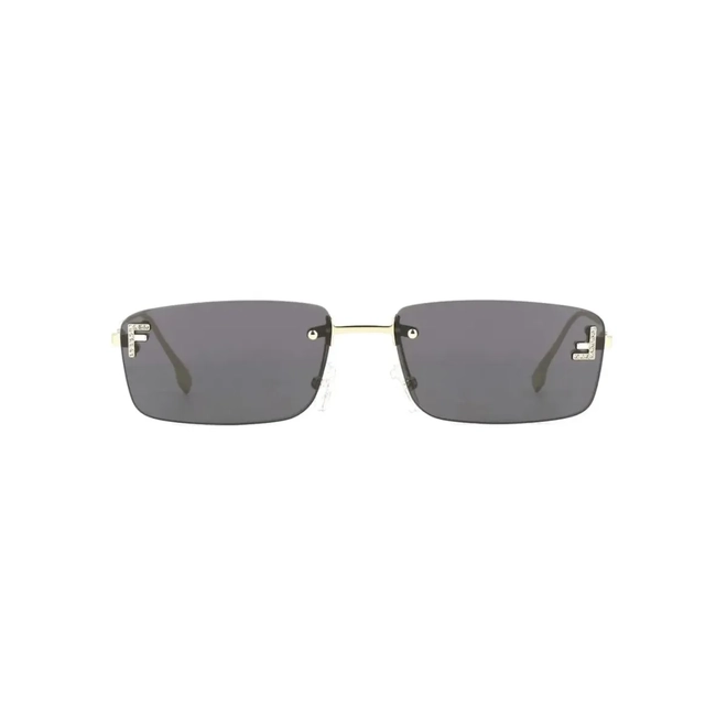 Óculos de Sol Fendi FE4172US_5432A Metal Dourado com lentes na cor Cinza 2