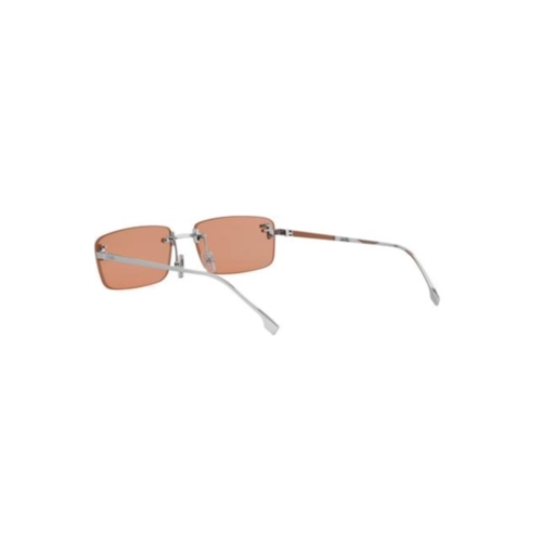 Óculos de Sol Fendi FE4172US_5416J Metal Prateado com lentes na cor Laranja