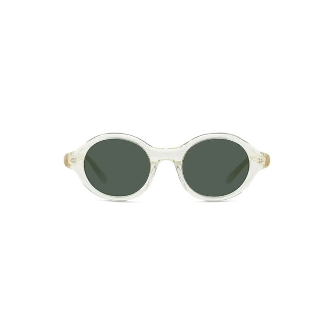 Óculos de Sol Loewe LW40162U_4857N Acetato Bege Transparente com lentes na cor Verde 2