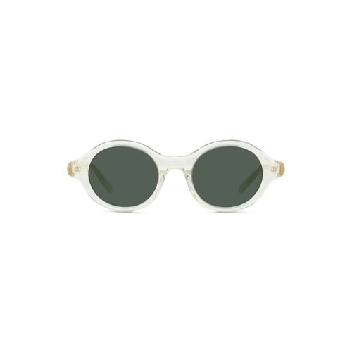 Óculos de Sol Loewe LW40162U_4857N Acetato Bege Transparente com lentes na cor Verde