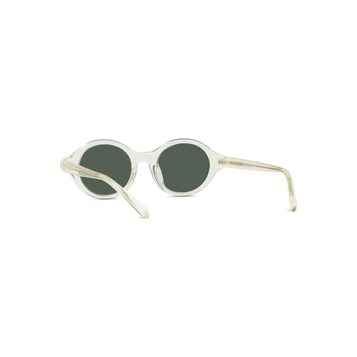 Óculos de Sol Loewe LW40162U_4857N Acetato Bege Transparente com lentes na cor Verde