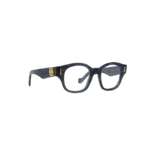 Óculos de Grau Loewe LW50096I_47063 Acetato Preto Mesclado