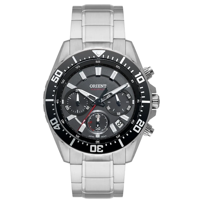 Relógio Orient Solartech Elite Sea Cronógrafo - MBSSC288 P1SX Preto 1