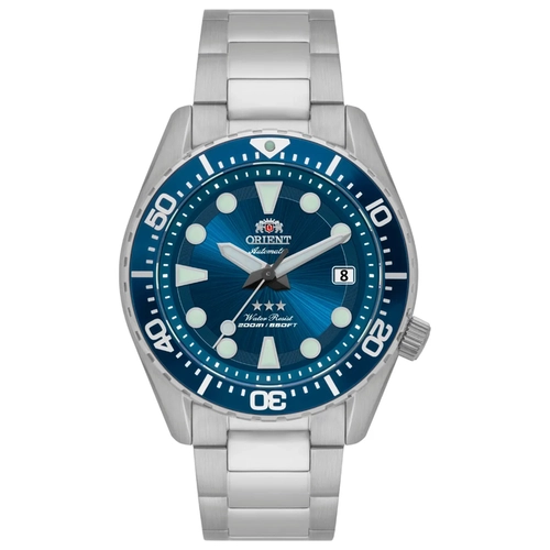 Relógio Orient Automático 3 Estrelas Sport Sea - YN6SS011 D1SX Azul
