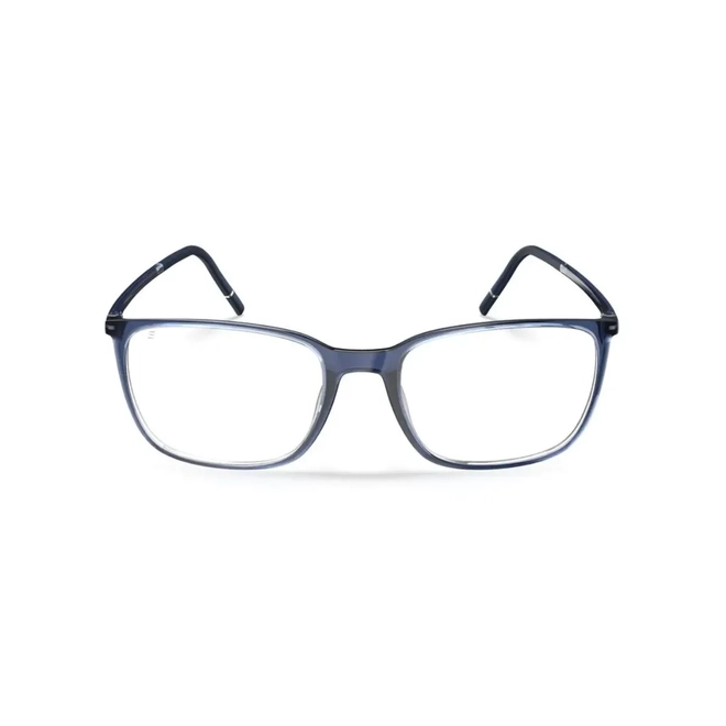 Óculos de Grau Silhouette SPX Illusion 2961/75 4510 55/18 Acetato Azul 2
