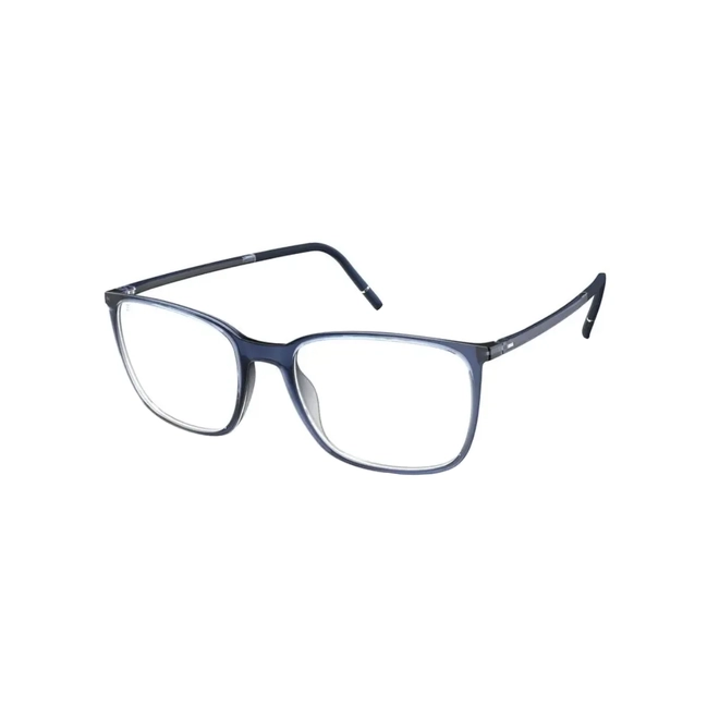 Óculos de Grau Silhouette SPX Illusion 2961/75 4510 55/18 Acetato Azul 1