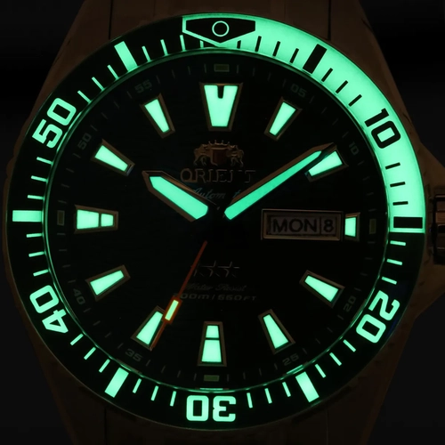 Relógio Orient Automático 3 Estrelas Sport Sea - YN6SS012 P1SX Preto