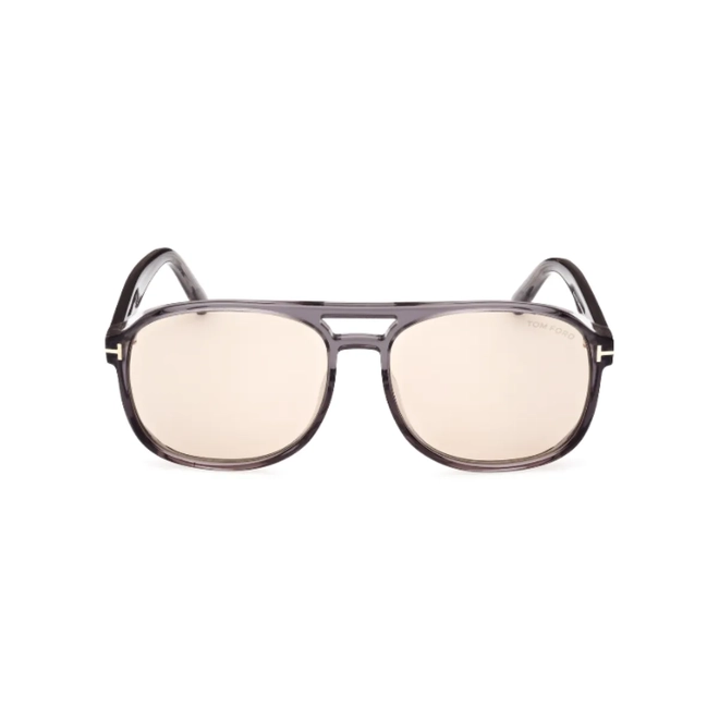 Óculos de Sol Tom Ford FT1022_5820E Acetato Cinza com lentes na cor Marrom Fotocromático 2